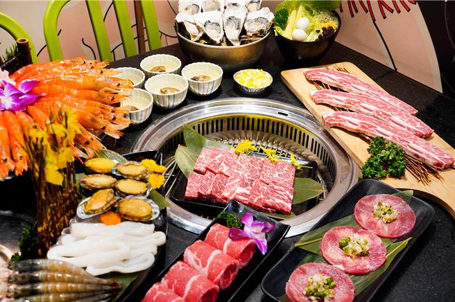 马辣集团祭出2月寿星好康，包含到熊一顶级烧肉用餐可享「全桌免费升级美国见岛和牛或SRF极黑和牛吃到饱」。（马辣集团提供／朱世凯台北传真）