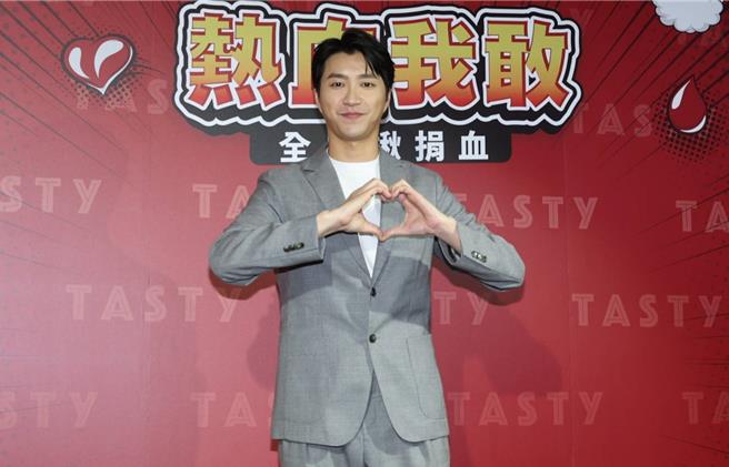 江宏杰今担任捐血大使。（粘耿豪摄）