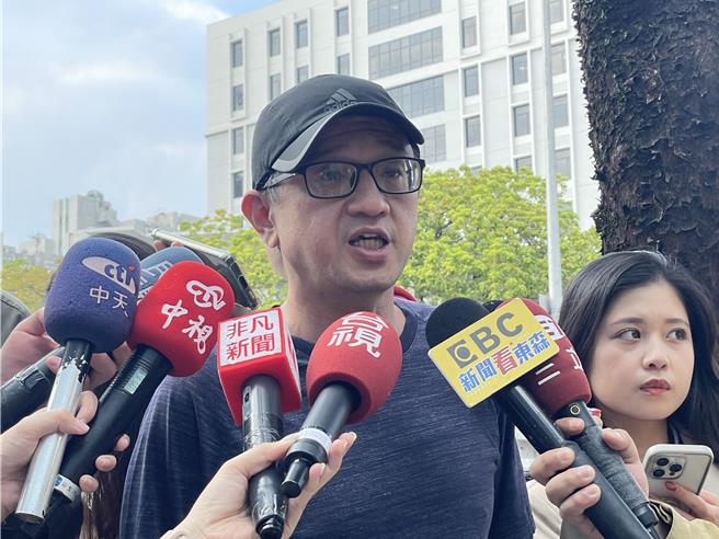 台北市計程車駕駛員職業工會發言人李威爾。（蔡亞樺攝）