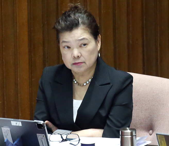 经济部长王美花。（资料照，赵双杰摄）