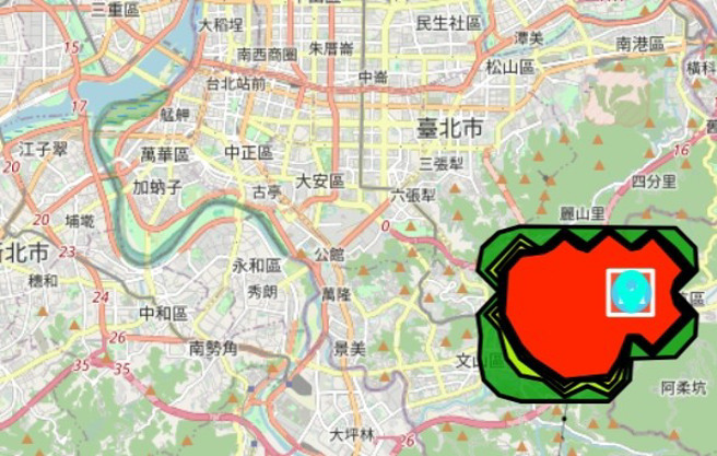 昨天深坑工厂大火的臭味往西飘，整个台北都闻得到。(翻摄自彭启明脸书)