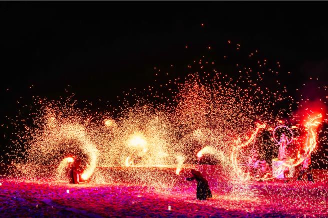 北海潮與火儼然已成為新北市最重要的年度活動之一。（新北市景觀處提供／呂健豪新北傳真）