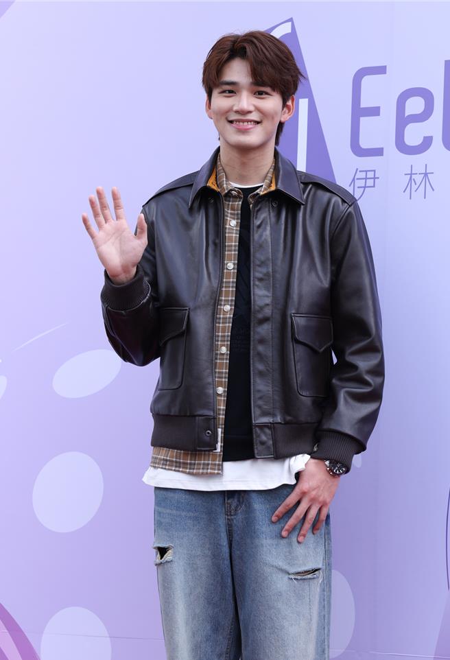 王品澔今出席伊林娛樂開工。（陳俊吉攝）