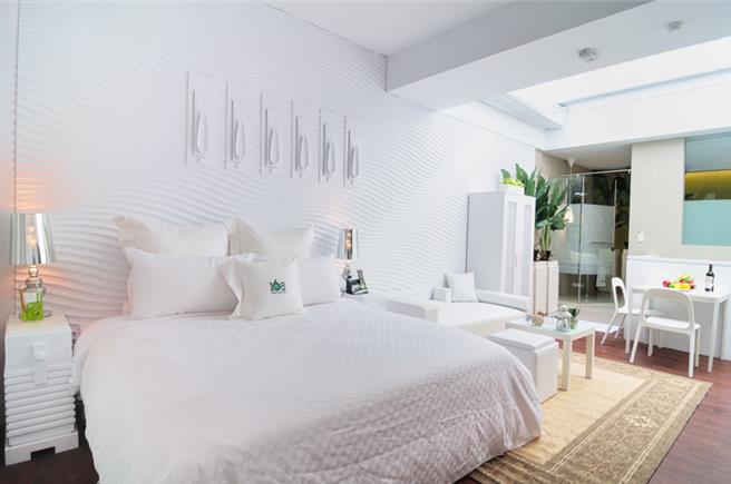 168motel桃园馆 。(观旅局提供／蔡依珍桃园传真)