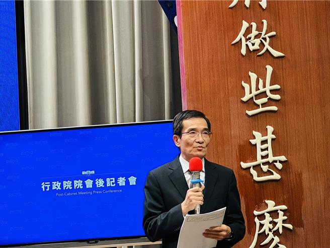 海委会海巡署副署长张忠龙。（黄婉婷摄）