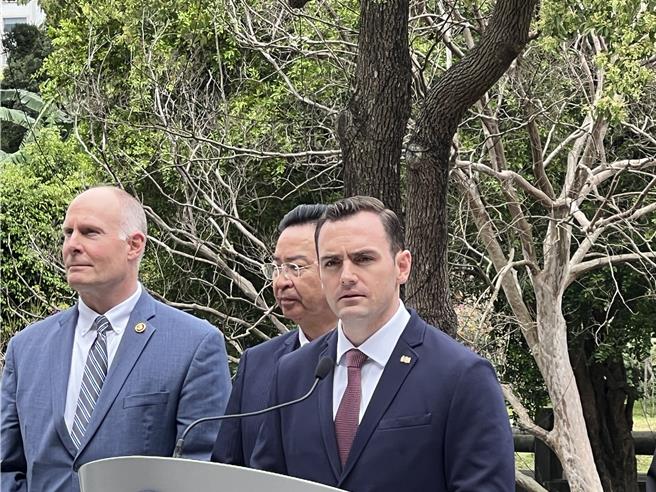 「美国与中国共产党战略竞争」特别委员会主席盖拉格（Mike Gallagher）。（蔡宗颖摄）