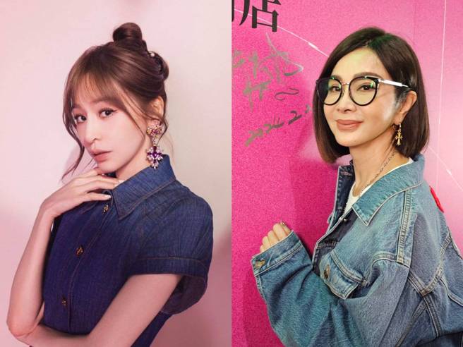 撞脸王心凌，陈美凤(图右)现身道歉了。(游定刚拍摄、翻摄王心凌脸书)