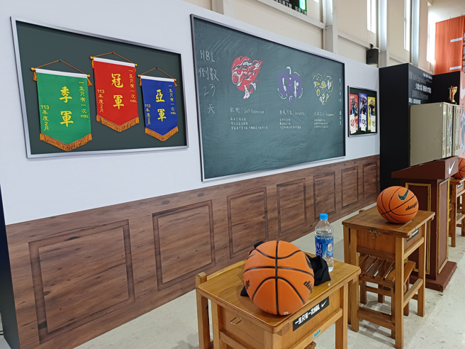 训练营现场布置令人重温学生时光。（陈筱琳摄）