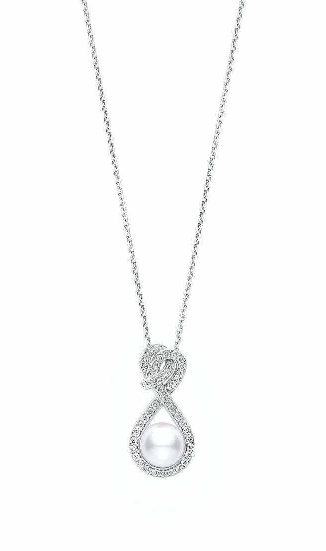 MIKIMOTO Ruyi Collection項鍊，16萬7000元。（MIKIMOTO提供）