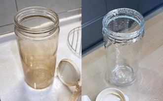 透明水壶茶垢超难洗 达人用1神物惊：免刷变回全新