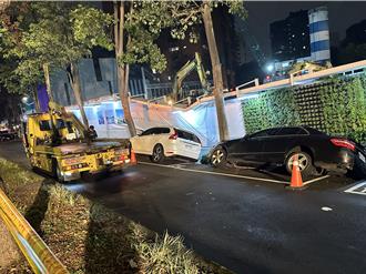 北市庆城街工地下陷殃及4车 蒋万安赶赴现场成立指挥所