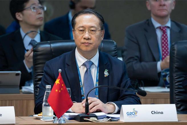 马朝旭出席G20外长会吁为中东长治久安召开更有实效国际和平会议。（大陆外交部）