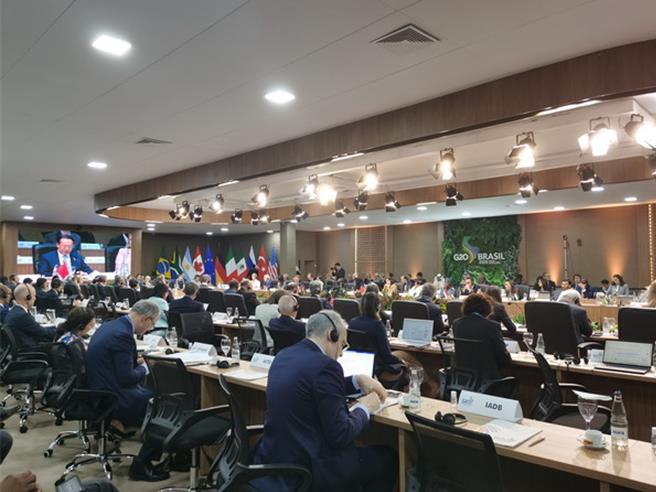 马朝旭出席G20外长会吁为中东长治久安召开更有实效国际和平会议。（大陆外交部）