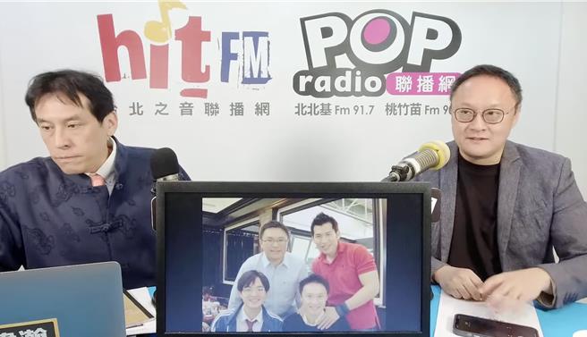 台中市副市长郑照新（右）今天接受黄暐瀚《POP撞新闻》专访。（翻摄自POP Radio联播网官方频道）