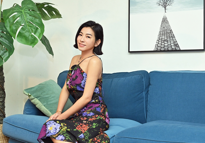 米可白桃花超旺，默認有新戀情。（台視提供）