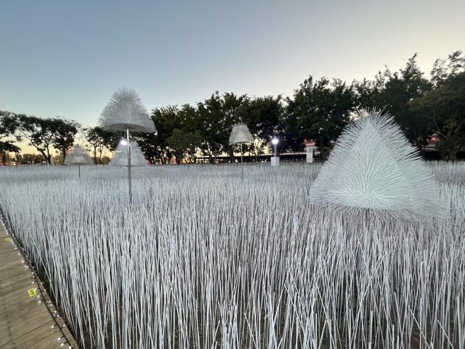 盐田浮光地景作品 。（图／台南市文化局）