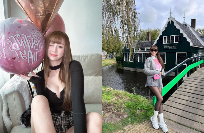 短今荷兰之旅错过班机。(图／短今 IG)