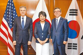 美日韓外長會晤 重申台海和平重要性