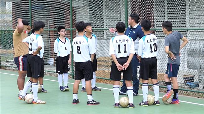 台東縣大武國中今年度將設立體育班，以足球、柔道及體操項目訓練為主。（蕭嘉蕙攝）