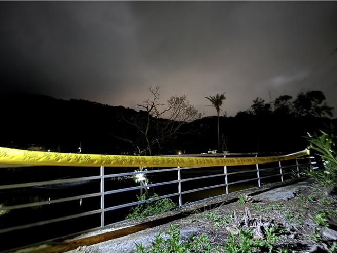 台東縣卑南鄉明峰村2歲李姓女童20日晚間失蹤，23日晚間於距住家約300公尺處露營區水池尋獲遺體。（台東縣警察局提供／蕭嘉蕙台東傳真）