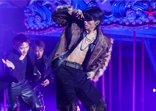 U：NUS今（24日）在台北儿童新乐园举办成军周年演唱会。（粘耿豪摄）