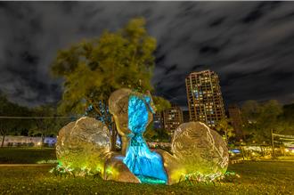 竹縣東興圳光藝節閉幕 植栽擇地移植