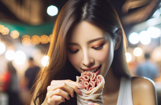 企鵝妹買大腸包小腸「一份100元」網友看傻：比北部貴