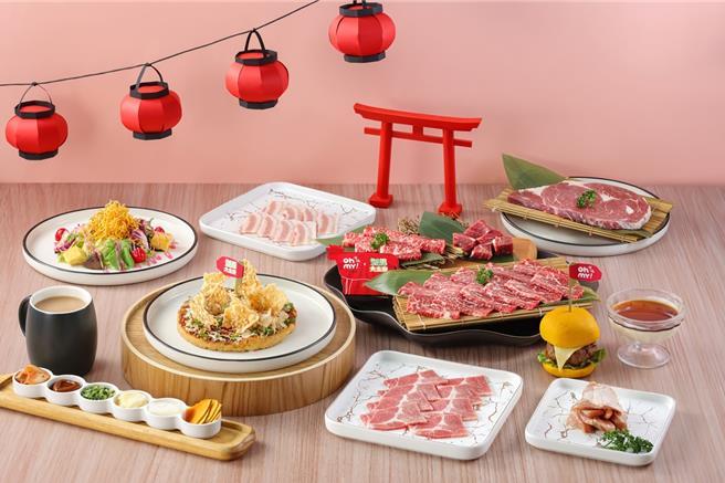 2月27日至3月31日，「原烧」与型男大主厨携手推出「樱的祭典 双人套餐」。（王品集团提供／朱世凯台北传真）