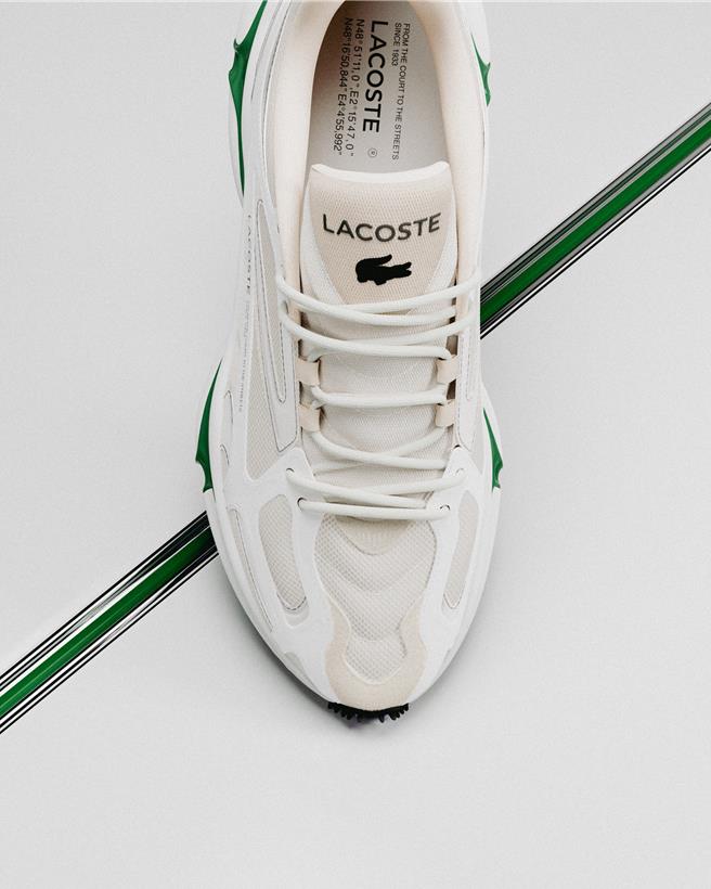 Lacoste全新鞋款L003 2K24在材质，设计，功能性都有大幅度成长。（Lacoste提供／黄唯淯台北传真）