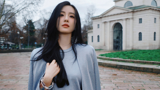 刘诗诗受邀米兰时装周。（图／翻摄自刘诗诗工作室 微博）