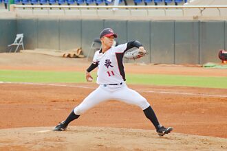 木棒聯賽》腸胃型感冒暴瘦 林鉑濬仍繳好投