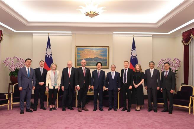 副總統賴清德接見「傳統基金會」訪問團(總統府提供)