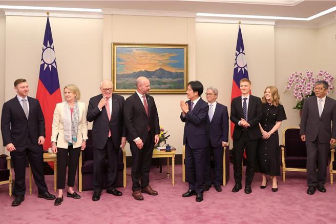 副總統賴清德接見「傳統基金會」訪問團(總統府提供)