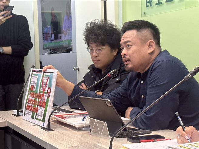 民进党立法院党团副干事长洪申翰。（黄婉婷摄）