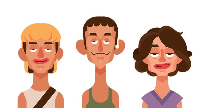 《富都青年》阿邦、阿迪、Money姐的Q版人物造型做成的周边商品已开卖。（甲上娱乐提供）