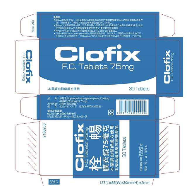 心血管用药「栓畅膜衣锭75毫克」因不纯物超标，1批号启动回收作业。（食药署提供）