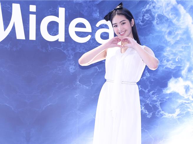 雷嘉汭出席家電品牌代言活動。（陳俊吉攝）