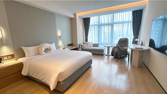 国泰台北会馆产后护理之家和悦房。（国泰台北会馆产后护理之家提供）