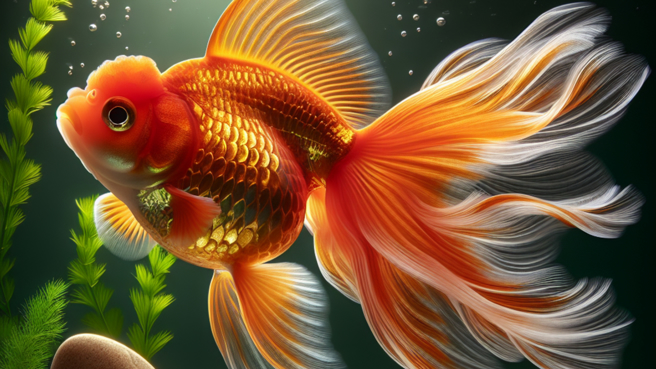 魔术师邓男子表演「从嘴里吐出活金鱼」掀热议。（图／Ai绘图）