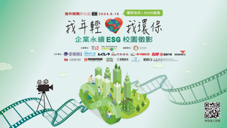我年輕、我環保《企業永續ESG校園徵影》 2／27徵件起跑