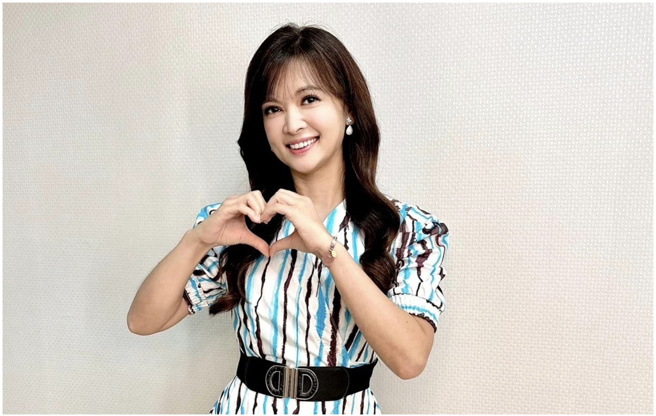 气象主播王淑丽播报口误。（图／FB@东森气象主播王淑丽）