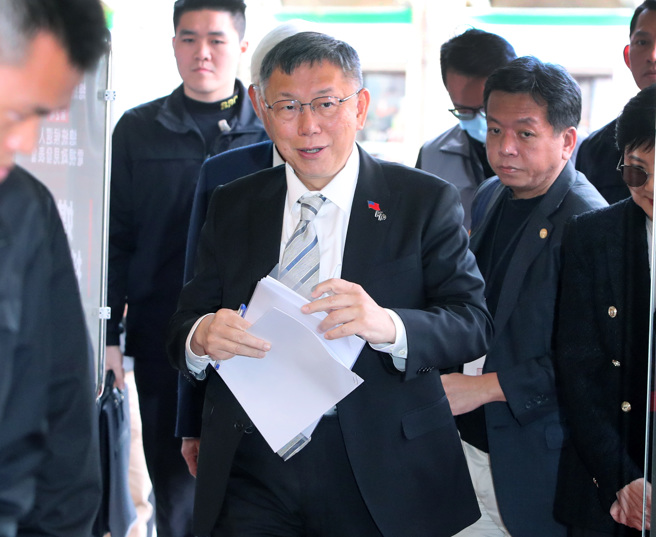 民眾党主席柯文哲。（资料照,郑任南摄）