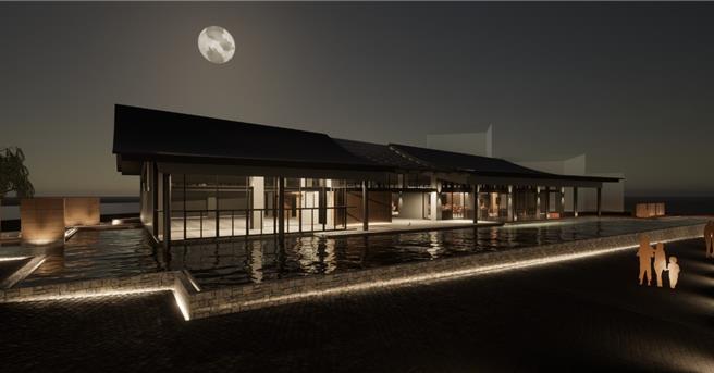 遊客市民活動中心模擬圖。(水務局提供／蔡依珍桃園傳真)