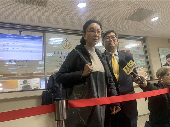 前中华民国小姐张淑娟不满遭资深媒体人乌龙爆料进而提告。（图记者赖佩璇摄影）