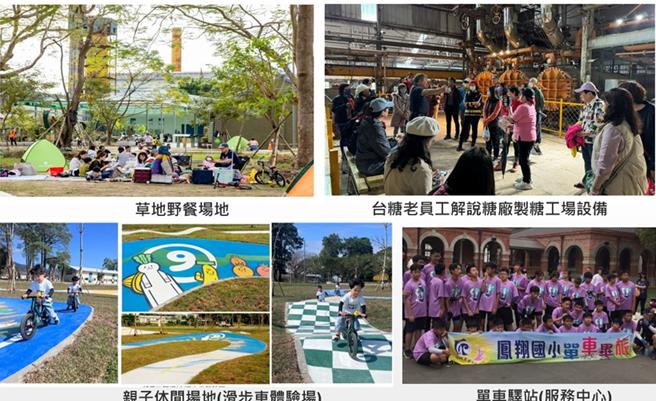 休憩空间及亲子设施。（高雄市政府都发局提供／林雅惠传真）