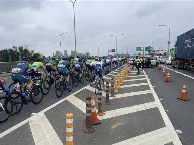 國際自由車環台賽桃園站將於3月11日登場，警方配合賽是祭出交管。(警方提供／呂筱蟬桃園傳真)