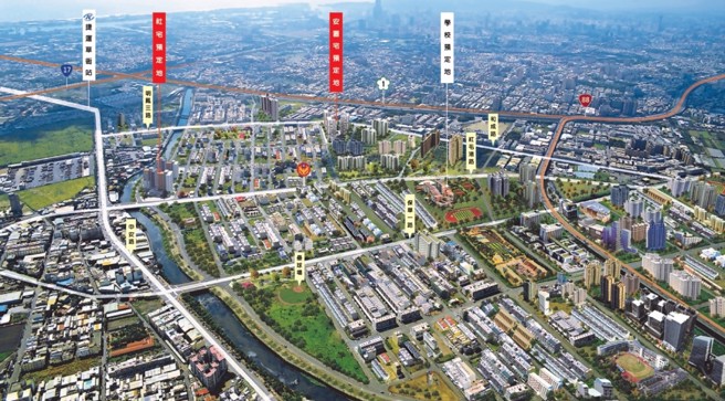 大林蒲遷村預定地。(圖/高雄市政府提供)