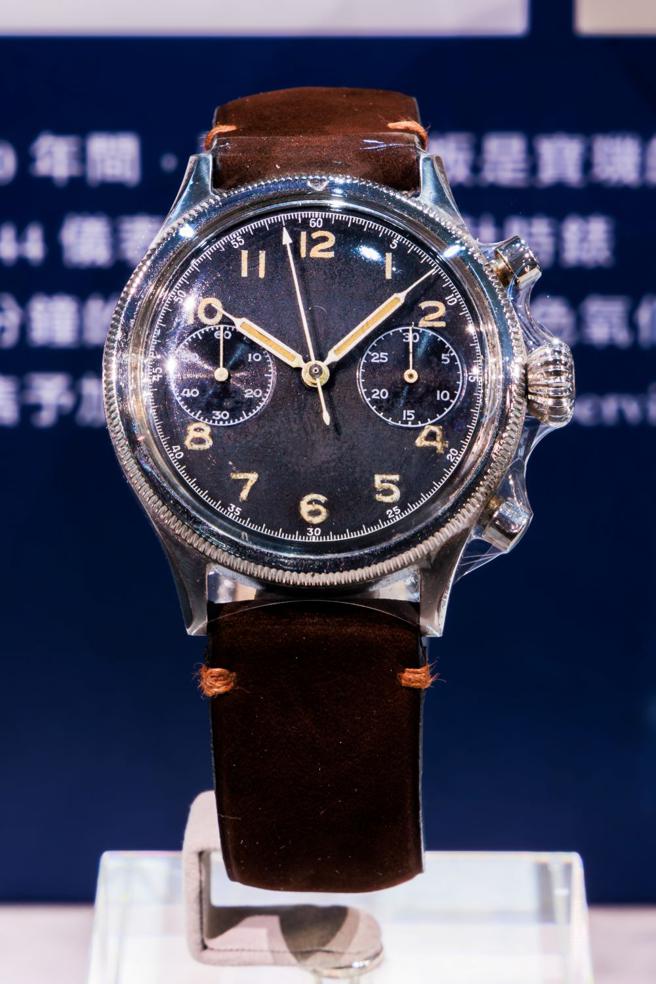 寶璣於1955至1959年間為法國空軍打造的TYPE 20編號7536軍用飛行表。（BREGUET提供）