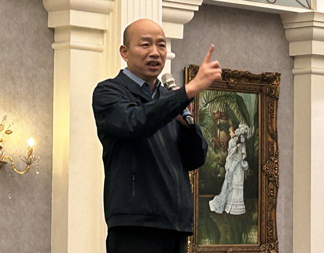 韩国瑜25日到花莲参加国民党共识营，勉励党团立委做出政绩、打造选民心中的「万里长城」。（中时资料照／陈薏云摄）