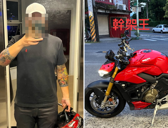 涉犯石茂強命案「怕被滅口」逃回台，檢方認共犯當庭聲押禁見。圖為石男生前照片，經常在臉書曬出名錶、杜卡迪名貴重機等照片。（圖／翻攝自石男臉書）